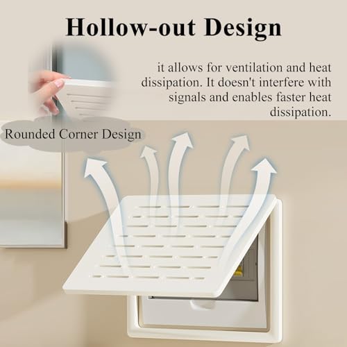 Electric Meter Decorative Cover ， Easy Mounting Electrical Box Lid for Home, Office, Hotel Entry Switch Boxes, Fits Hid Fuse Switches