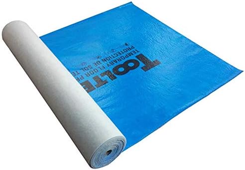 Temporary Floor Protection for Renovation, Painting, Construction - 40" x45', Covers 150 sq ft