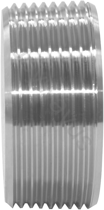 Joywayus Stainless Steel Internal Hex Countersunk Thread Socket Pipe Plug 1-1/2"NPT Male