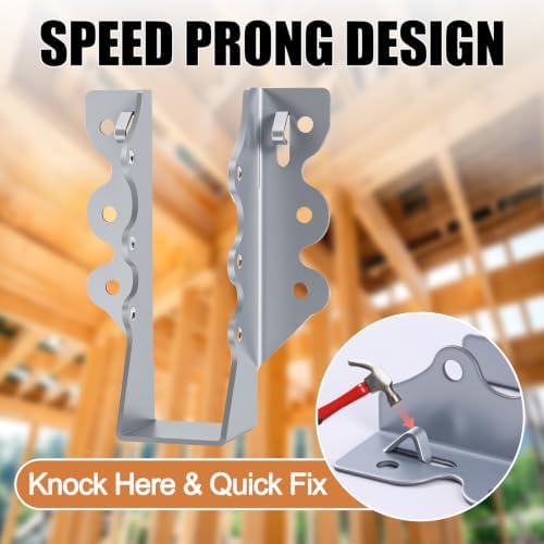20 Pcs 2" x 6" Galvanized Steel Joist Hanger|Thickness 1.5mm