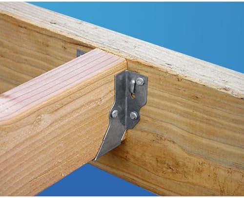 Simpson Strong-Tie LU28 Light Face-Mount Joist Hanger for 2x8, 20-Gauge Galvanized Steel, Speed Prongs, Pack of 100