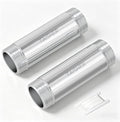 TAISHER 2Pcs Thickened Nipple Cast Pipe 1" NPT Male, 6" Length