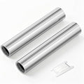 TAISHER 2Pcs 304 SS Nipple Cast Pipe Fitting, 1" NPT Female, 10" Length