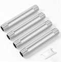 TAISHER 4Pcs 304 SS Nipple Cast Pipe Fitting, 1/2" NPT Male, 6" Length