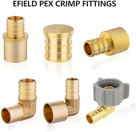 5-PACK EFIELD 3/4" Pex x 3/4"Female NPT Swivel Adapter(PEX1807205-5)