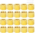 20PCS Brass Compression Nuts Fitting, 3/16"