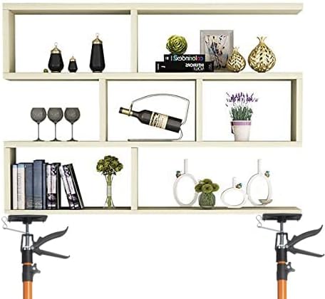 2PK Steel Telescopic Adjustable 3rd Hand Support System, Supports up to 154 lbs, Extends from 49 Inch to 114 Inch for Construction Rods, Cabinet Jacks, Cargo Bars, Drywalls