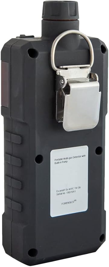 Hydrogen Gas Analyzer by Forensics | USA NIST Calibration |Range: 0-1000ppm | Resolution: 1ppm | Built-in Pump & 4ft Probe |
