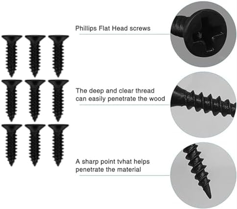 Flat Straight Brace,20Pcs Metal Brackets with 48Pcs Screws