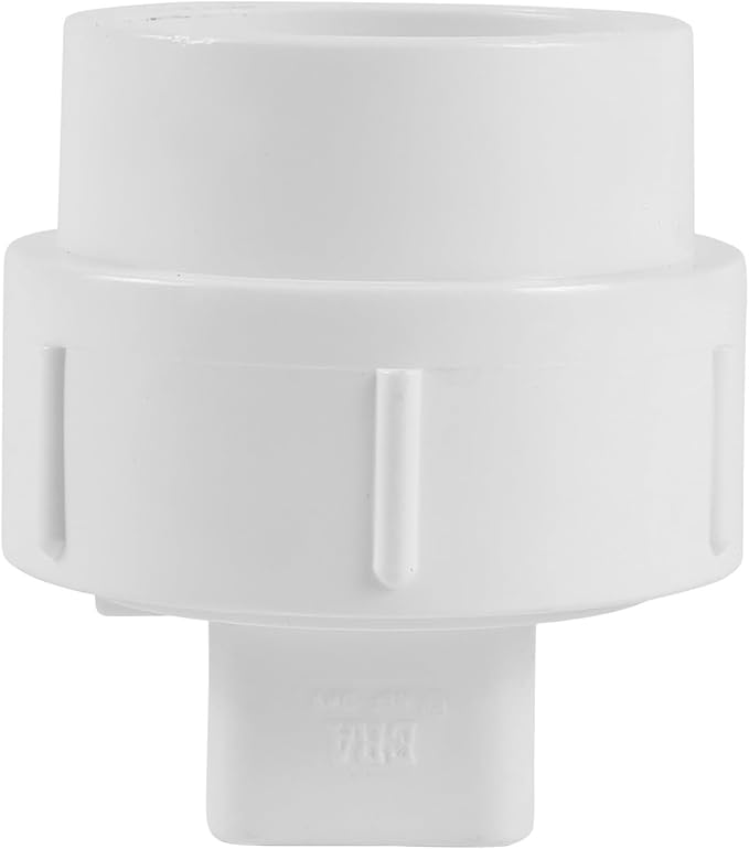 2-Pack EFIELD 4“ PVC DWV Fitting Cleanout Adapter w/C.O Plug (SPG x FPT)