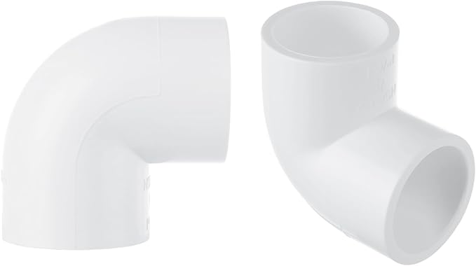 30pcs 3/4 PVC Fittings 90 Degree Elbow 2 Way PVC Pipe Fittings Right Angle Elbow PVC Adapter Furniture Build Grade PVC Pipe Adapter Fittings SCH40 PVC Corner Fittings