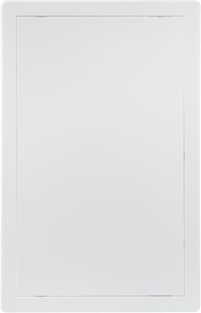 10x16 Inch White Access Panel – ABS Plastic Rectangular Wall & Ceiling Access Door for Plumbing Electrical HVAC – Easy Install Indoor Panel for Drywall, Home Improvement and Maintenance