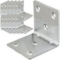 20PCS L Brackets Corner Bracket 2"x2"x2", Heavy Duty Corner Brace for Wood, Right Angle Brackets, 50MM 2Inch Wide 90 Degree Bracket for Wooden Frame Furniture Shelves Chairs