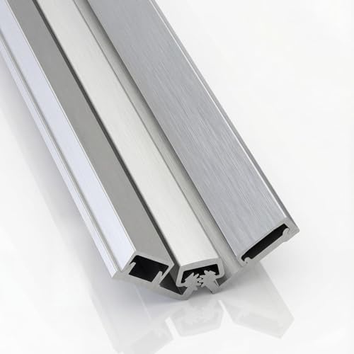 1 Pcs 83" Heavy Duty Continuous Geared Door Hinge, Full Surface Anodized Aluminum Continuous Y Hinge, Center Pivot Hinge, for Any Residential or Commercial Door, Silver