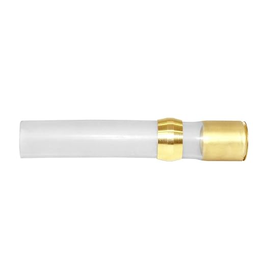 Beduan 25/64 Tube ID Brass Compression Fitting, Insert Tube Support Compression Sleeve Fitting (Pack of 10)