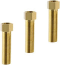 1/2" Extension Brass Pipe Fitting NPT 100 mm（3PCS）