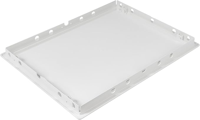 12x16 Inch White Access Panel – ABS Plastic Rectangular Wall & Ceiling Access Door for Plumbing Electrical HVAC – Easy Install Indoor Panel for Drywall, Home Improvement and Maintenance