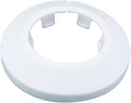 32mm Pipe Cover Decoration; Fit 1.26" Outer Diameter Pipe/Hole; White PP Plastic Escutcheon Collar; Snap-on Water Escutcheon Plate for Bathroom Kitchen Wall Tube Decor 1Pc