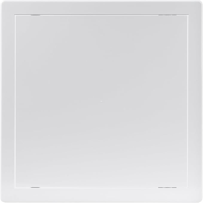 12 x 12 Inch White Access Panel – ABS Plastic Rectangular Wall & Ceiling Access Door for Plumbing Electrical HVAC – Easy Install Indoor Panel for Drywall, Home Improvement and Maintenance