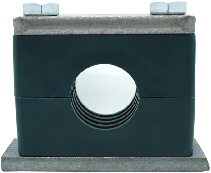 25MM Heavy Series Clamp, Polypropylene with Galvannized Steel Plated Hardware, Weld Mounting & Metric Hex Bolts