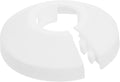 uxcell Escutcheon Plate, 1Pcs 16mm - Fit 0.63" Outer Diameter Split Pipe Flange Water Pipe Cover Collar Decoration, PP Plastic Plumbing Cover Plates (White)