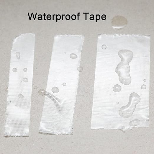 ROSEUP 2 Pack Duct Tape Heavy Duty,7.5 Mil Thickness,2 Inches x 30 Yards,Flexible,No Residue,Waterproof and Tear by Hand,Multi-Use for Indoor & Outdoor, Clear