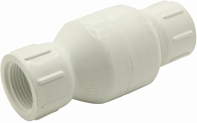 Replacement 1 Inch Threaded PVC Swing Check Valve for Thrifco Plumbing 6415312