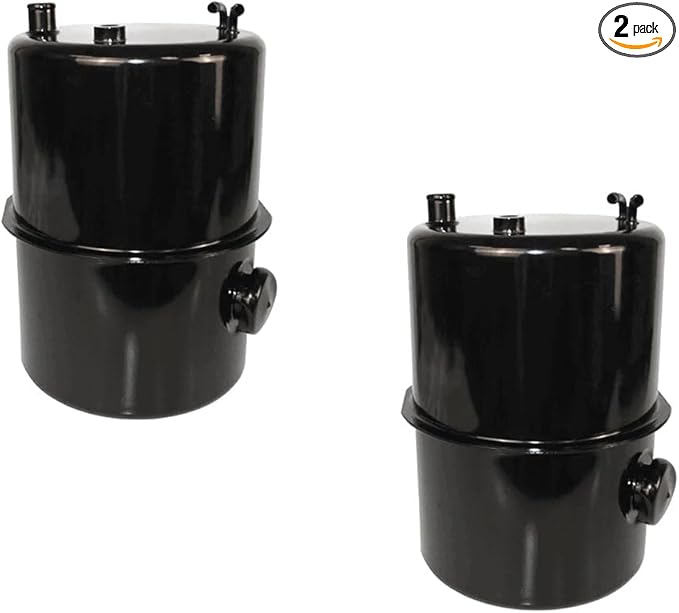 Mytee Products 2 Pk Coolant Reservoir Tank Compatible with International Models - Engine Coolant Expansion Tank Radiator Replaces OEM 2591-625-C 603-5110 2039390C3 2602935C91