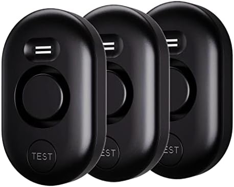 Water Leak Detector Sensor Alarm: Home Water Flooding Monitor Smart Sink Overflow Monitoring Adjustable Wet Moisture Alert Pipe Leakage Drip Detection Warning for Basement Floor (3 Sensor)