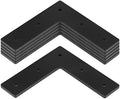 6 Pack Heavy Duty Flat L Corner Brace Bracket, Mending Plate for Wood