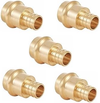 5Pcs EFIELD 3/4"Copper Press x 3/4"PEX Coupling Adapter(PEX1807346-5)