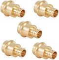 5Pcs EFIELD 3/4"Copper Press x 3/4"PEX Coupling Adapter(PEX1807346-5)