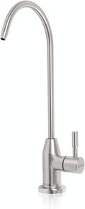 Besdor Drinking Water Faucet, Filtered Water Reverse Osmosis RO Faucet for Kitchen Sink, Non-Air Gap, Lead-Free, 304 Stainless Steel, Brushed Nickel (WF1)