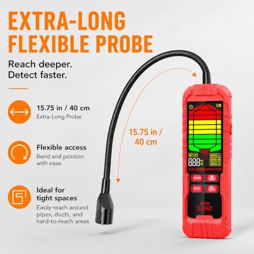 HVAC Refrigerant Leak Detector, AC Halogen Leak Detection