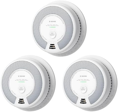 X-Sense Smoke & Carbon Monoxide Alarm, SC06, 3-Pack