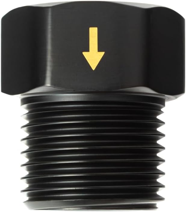 High Sierra® - Solid Metal Certified Vacuum Breaker and Backflow Preventer for Handheld Shower Heads - Matte Black Finish