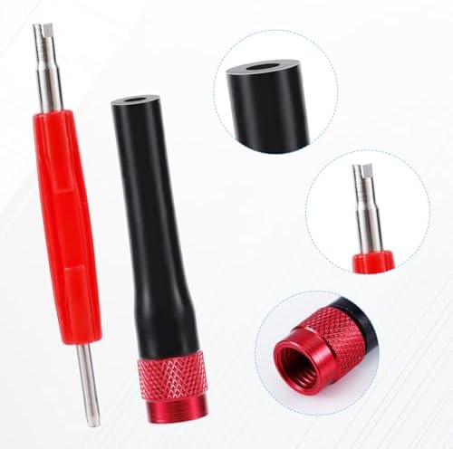 Service Port Adapter Connector Kit, Automotive Smoke Machine Leak Tester Adapters with Valve Removal Tool for EVAP Smoke Leak Tester