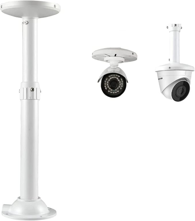 I-Shaped Security Camera Wall Ceiling Mount Bracket, Dome Camera Mount Universal Camera Wall Mounting Bracket for CCTV Security Camera/IP Camera (300-600MM Telescopic Adjustable I-Type)