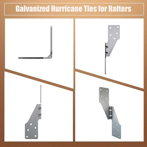 30 Pack Left Size Hurricane Straps Tie Brackets