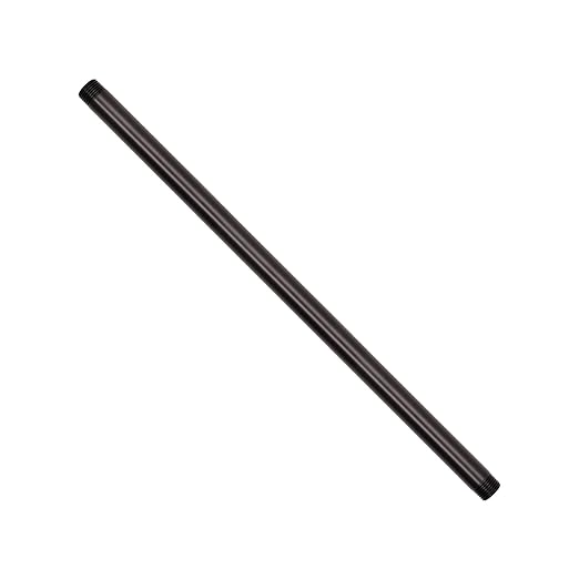 Naiture Brass Heavy Duty 1/2 NPT Connection Threaded Pipe Fitting Nipple, 18" Long, Oil Rubbed Bronze Finish