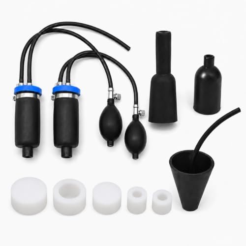 Smoke Machine Bladder Vacuum Leak Detector Intake Adapter, 5 Pcs kit