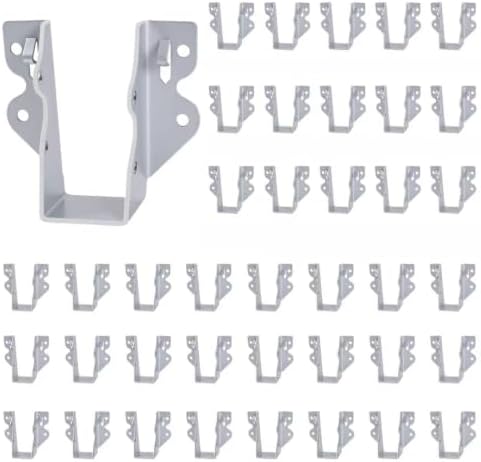 2x4 Joist Hangers Galvanized 40 Pcs,16 Gauge Face Mount Joist Hanger