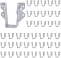 2x4 Joist Hangers Galvanized 40 Pcs,16 Gauge Face Mount Joist Hanger