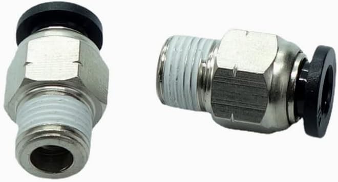 CDQBWQDJT 10 Pcs Pneumation Fitting 5/16" Tube OD Push To Connect X 1/4 NPT Pipe Male Connector