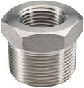 Beduan Stainless Steel Reducer Hex Bushing, 3/4" Male NPT to 1/8" Female NPT, Reducing Cast Pipe Adapter Fitting