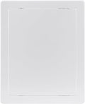 8x0 Inch White Access Panel – ABS Plastic Rectangular Wall & Ceiling Access Door for Plumbing Electrical HVAC – Easy Install Indoor Panel for Drywall Home Improvement and Maintenance