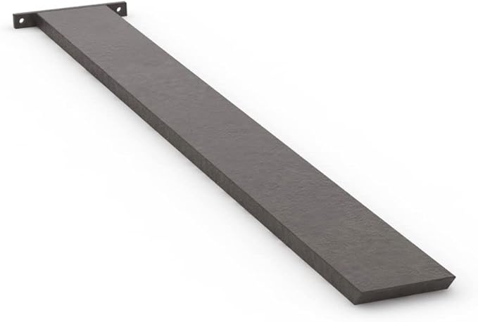Iron Supports Hidden Island Countertop Bracket - Heavy Duty Brackets for Granite - Steel Kitchen Island Support (Raw Steel - 16 Inch)