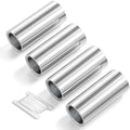 TAISHER 4Pcs 304 SS Nipple Cast Pipe Fitting, 1/2" NPT Female, 2" Length