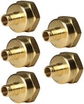 5 Pack XFITTING 3/4 in Female NPT to 1/2 in Pex Adapter, Brass Crimp