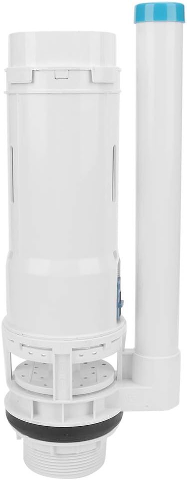 Asixxsix Toilet Fill Valve, 2.5 Inch ABS Dual Flush Drain Valve with Anti Siphon Function, Toilet Repair Kit Fit for 2 Piece Tank Height 305mm to 365mm
